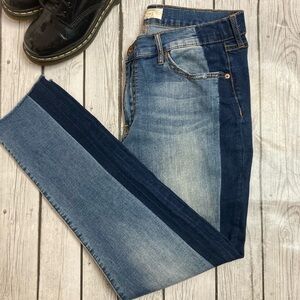 Band of Gypsies Two Toned Gwen Jeans